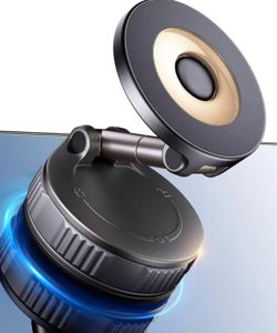 Car Phone Holder for Magsafe [80+LBS Max Suction & 2500gf Magnetic] 360° Adjustable Car Phone Mount, Phone Holders for Your Car