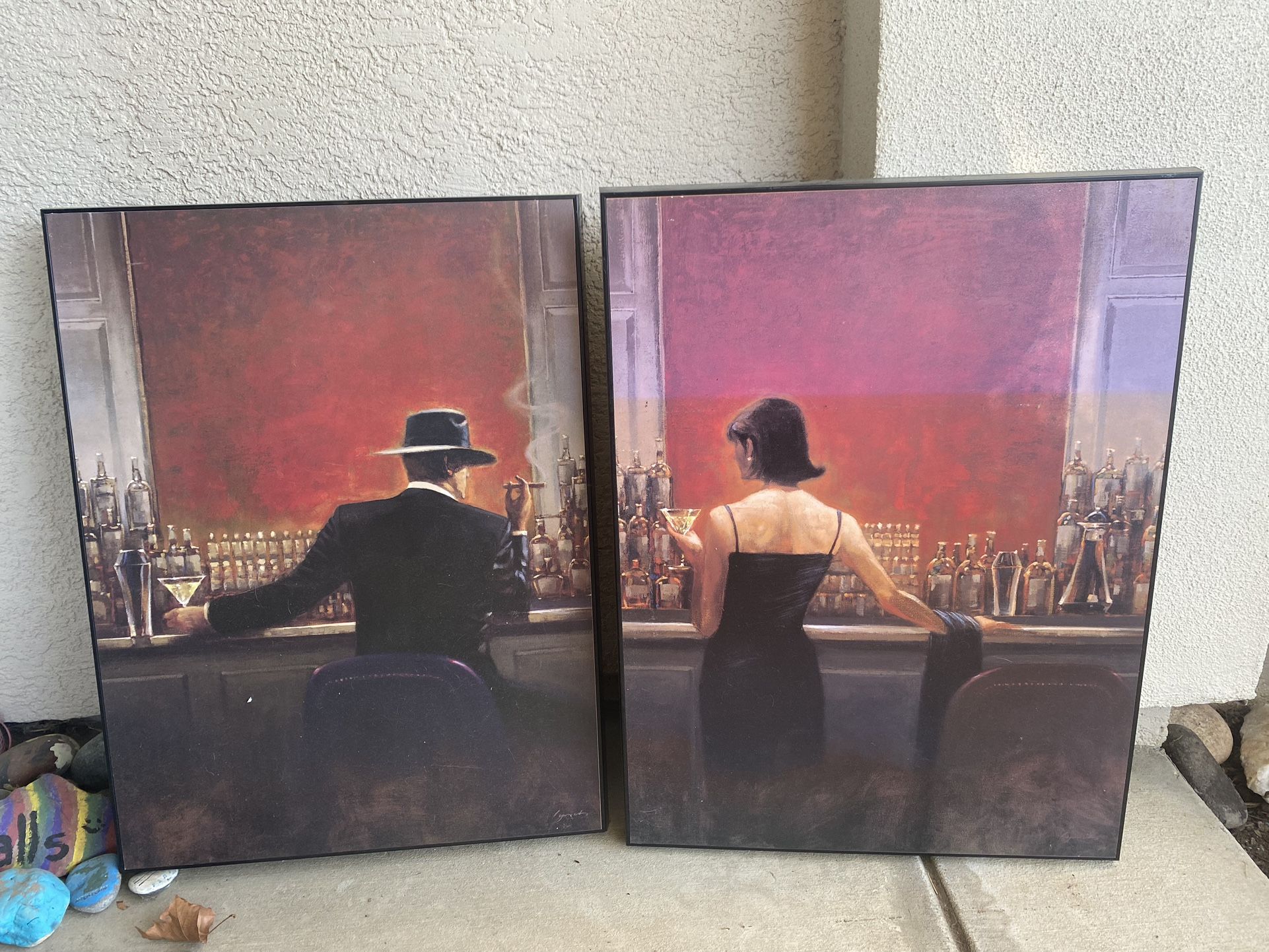 Cigar Lounge Man And Woman 2 Piece