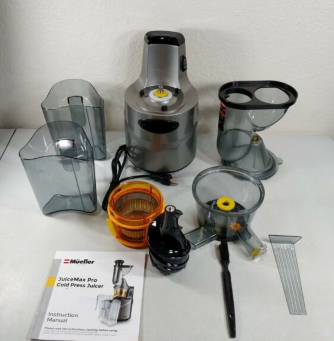 Mueller Austria JuiceMax Pro Cold Press Juicer #R-4-2 Excellent Condition