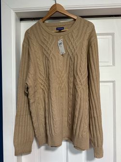 Club room Mens cable knit sweater size XL