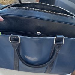 Leather Coach “Metropolitan” Purse/ Laptop Case