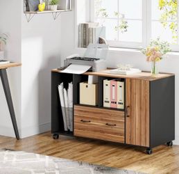 Office Mobile Cabinet / File Drawer ( Oak Wood Color 🪵 )