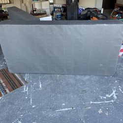 King Size Box Spring And Metal Frame 