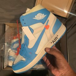 Jordan 1 Off White University Blue