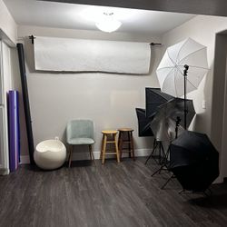 Photography Studio Set Up 