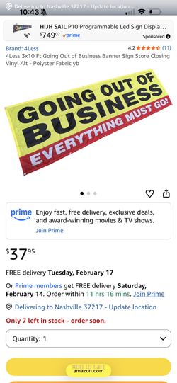Business Banner Flag