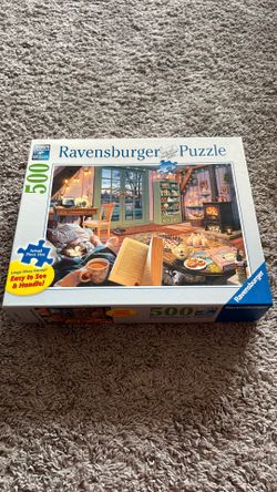 Ravensburger Cozy Retreat 500 Piece Large Format Jigsaw Puzzle
