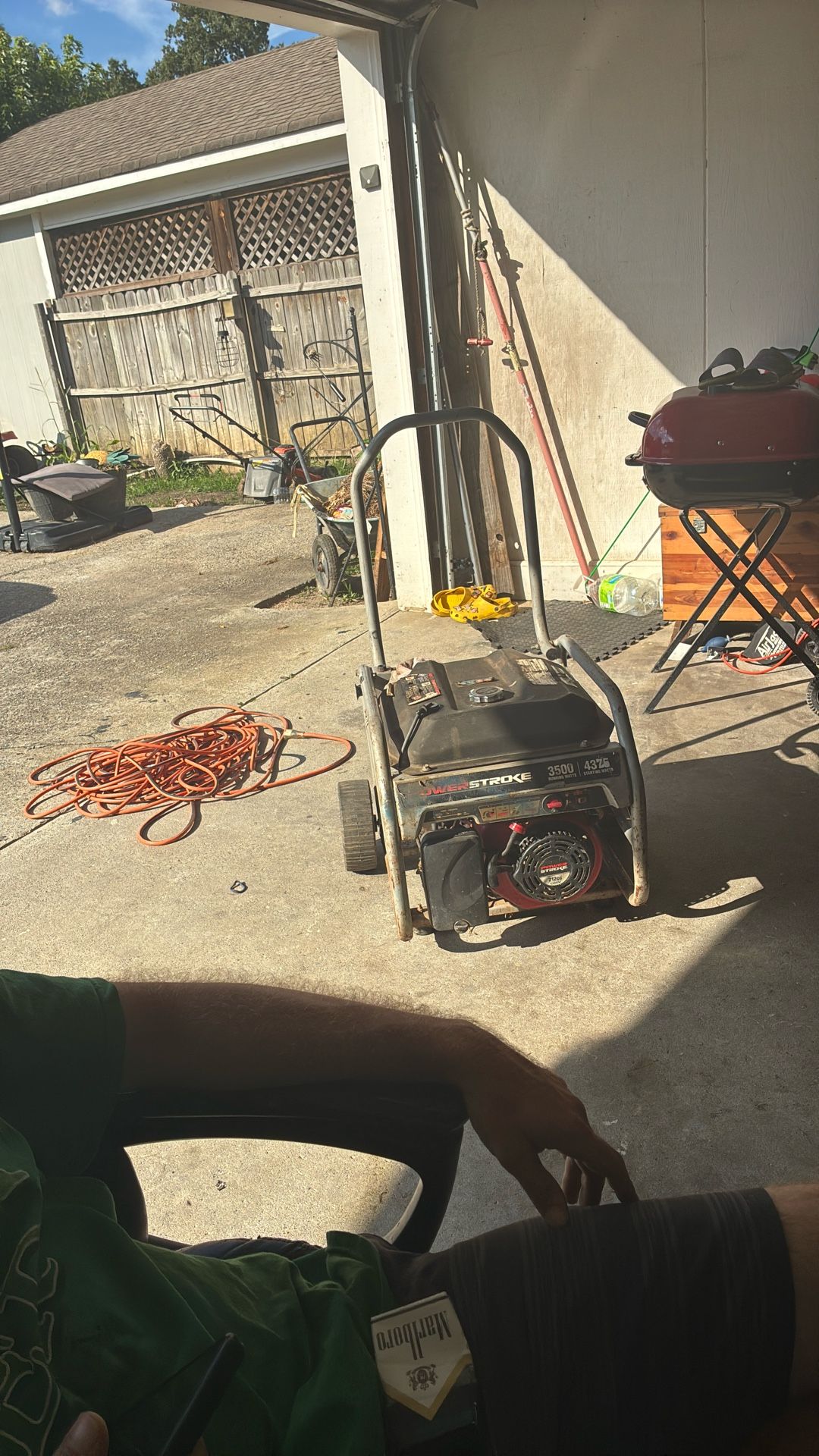 Working 3500 Gas Generator