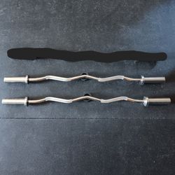 Brand New Olympic Curl Bars
