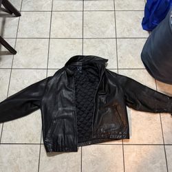 Gap leather jacket 