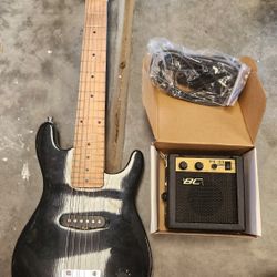 Kids Left Hand Electric Guitar W/speaker