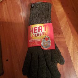 Heat Lockers Thermal Gloves. L/XL, NEW