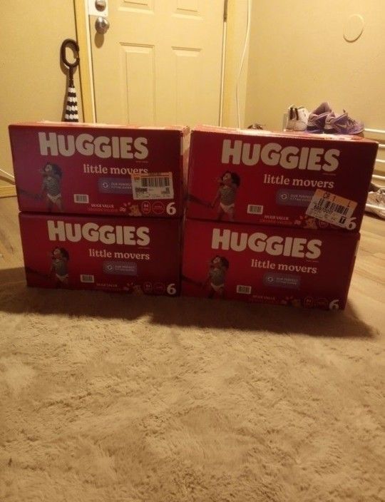 Huggies size 6 Diapers!!