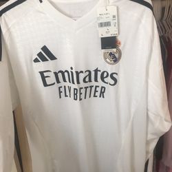 Adidas Real Madrid Long Sleeve Jersey 2024/25