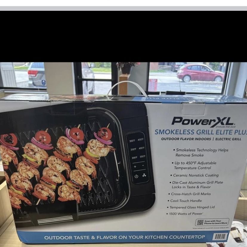 Power XL Smokeless Grill Elite - Family Size - Black/Silver SMG-01 for Sale  in East Mckeesport, PA - OfferUp