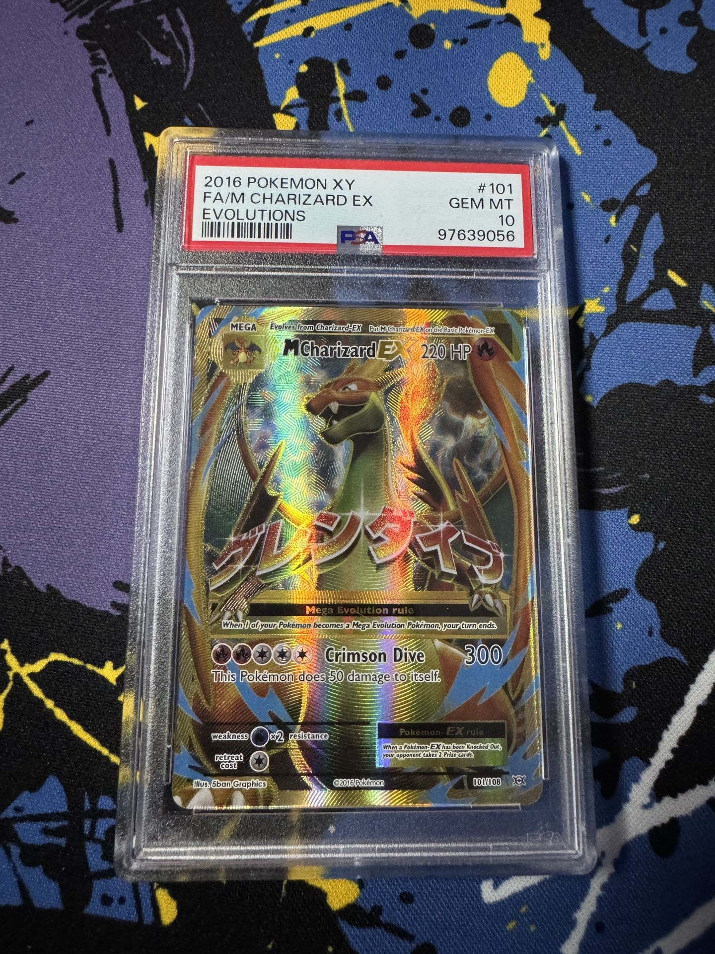 Mcharizard Ex X Y Evolutions PSA 10 