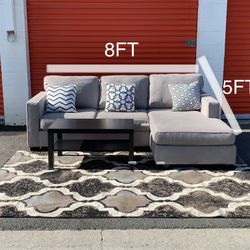 Sectional Sofa With Reversible Chaise 