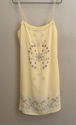 SUMMER DRESS BEAD EMBELLISHED SZ SM NEW