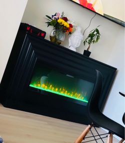 Black Fire Place