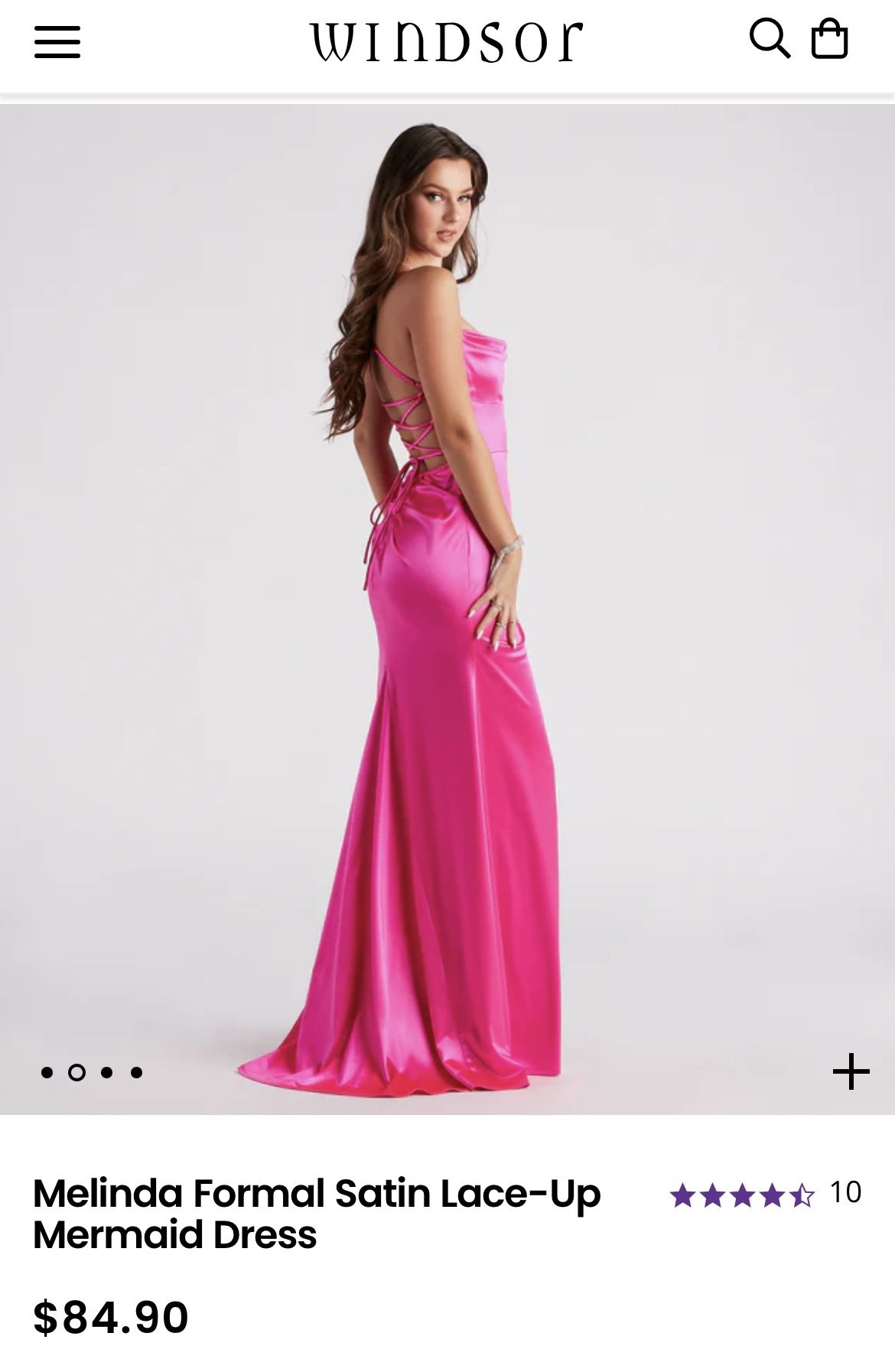 windsor hot pink dress - joarbit.com