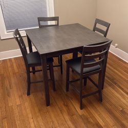 High Table and Chairs