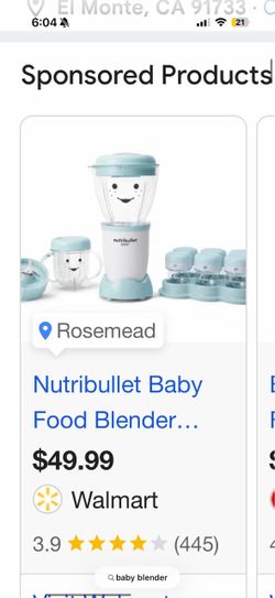 Nutribullet baby food blender