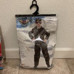 Halloween Fighter Jet Pilot  - Size Child Large