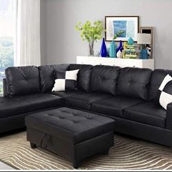 Sectional And Ottoman 