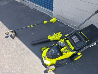 Lawnmower Combo, Ryobi 40V Tools