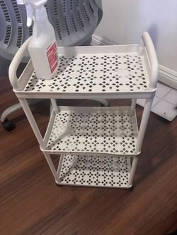 Mini 3-Tier Utility Carts x2 (White + Black) – Bundle