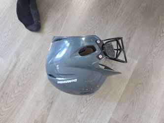 DeMarini Paradox Batting Helmet with Facemask – Charcoal Gra