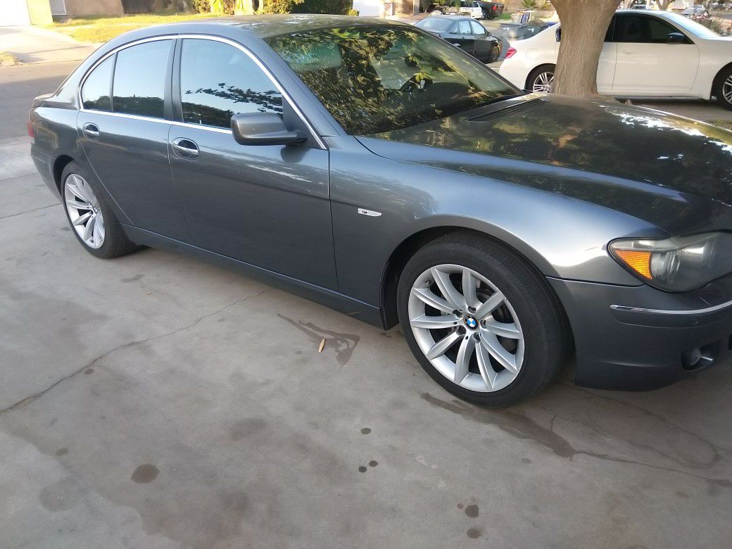 2007 BMW 750i 13500 miles tags up to date August 2020 willing to trade for smog exempt car brand-new paint job as of 1 /7/2020