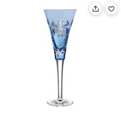 Waterford  Crystal Snowflake Wishes Champagne Glass