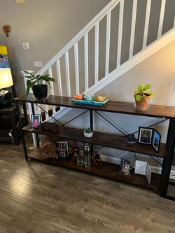 Sofa Table/bookshelf decor