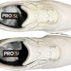 FootJoy White Pro SL BOA - size 10 wide 