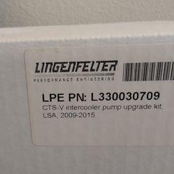 Lingenfelter LSA intercooler upgrade kit 2009 to 2015