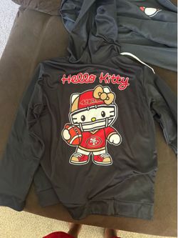 Hello kitty 49ers hoodie size large