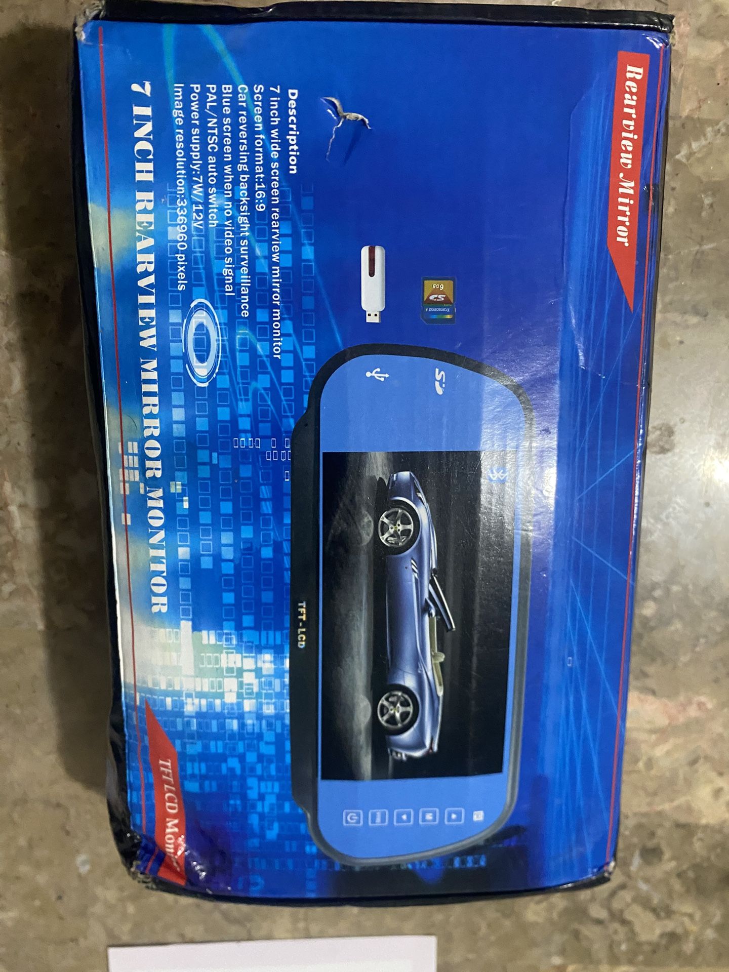 rear view Mirror Taft LCD monitor