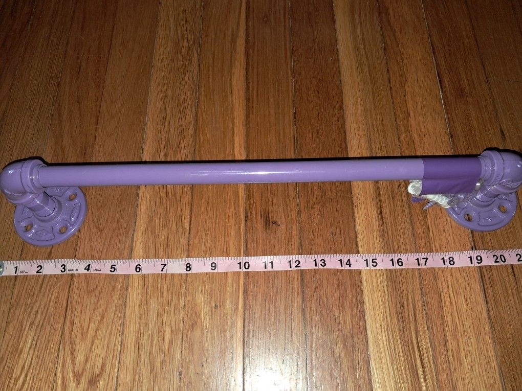 Purple Steel Towel Holder Bathroom Anywhere