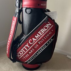 Scotty Cameron Red Staff Bag Rare