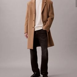 Calvin Klein Men’s Wool Blend Coat