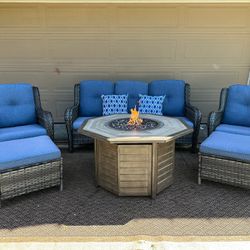 Beautiful Outdoor Furniture With Fire Pit 