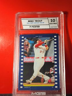 2026 Topps Heritage "Ready and Action" Mike Trout (#RA-MT),  10 Gem Mint MGS