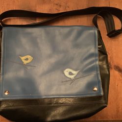 Messenger Bag W/ Birds 