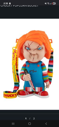 Chucky universal studios talking popcorn bucket