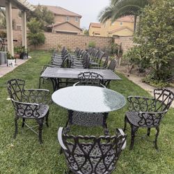 set of outdoor table/chair  28 pcs total