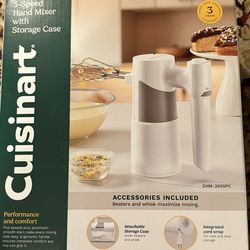 Cuisinart  5 - Speed  Hand Mixer With Storage Case