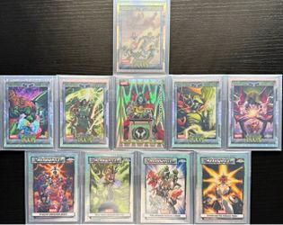 2026 Topps Marvel Chrome 10 Card Lot One World Under Doom Meanwhile Refractors
