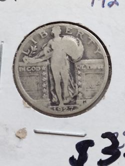 1927 Standing Liberty Silver Quarter