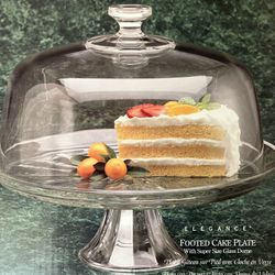 Cake Plate With Cover 